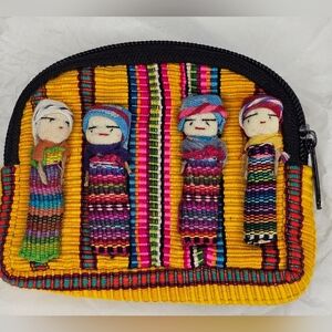 Handmade Multicolor Zipper Money bag Coin Cash Purse Small Wallet. NEW